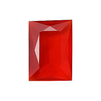 Rectangle Faceted Pointed Back (Doublets) Crystal Glass Stone, Red 10 Transparent (90070), Czech Republic