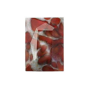 Rectangle Faceted Pointed Back (Doublets) Crystal Glass Stone, Red 5 Matrix Colours (A141), Czech Republic