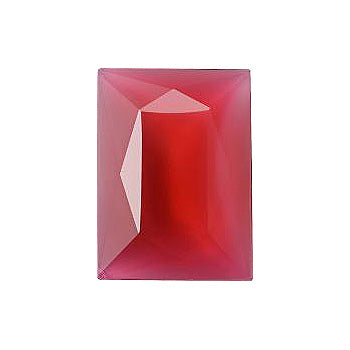 Rectangle Faceted Pointed Back (Doublets) Crystal Glass Stone, Pink 20 Milky Colours (04030-70150-K), Czech Republic