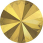 SWAROVSKI CRYSTALS Stones Rivoli 1122 Chaton Crystal Metallic Sunshine Glass Austria
