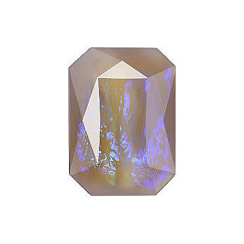 Octagon Faceted Pointed Back (Doublets) Crystal Glass Stone, Violet 4 Mexico Opals (16215), Czech Republic