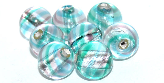 Rouns Ball Lampwork Glass Handmade Beads, (B), Glass, Czech Republic