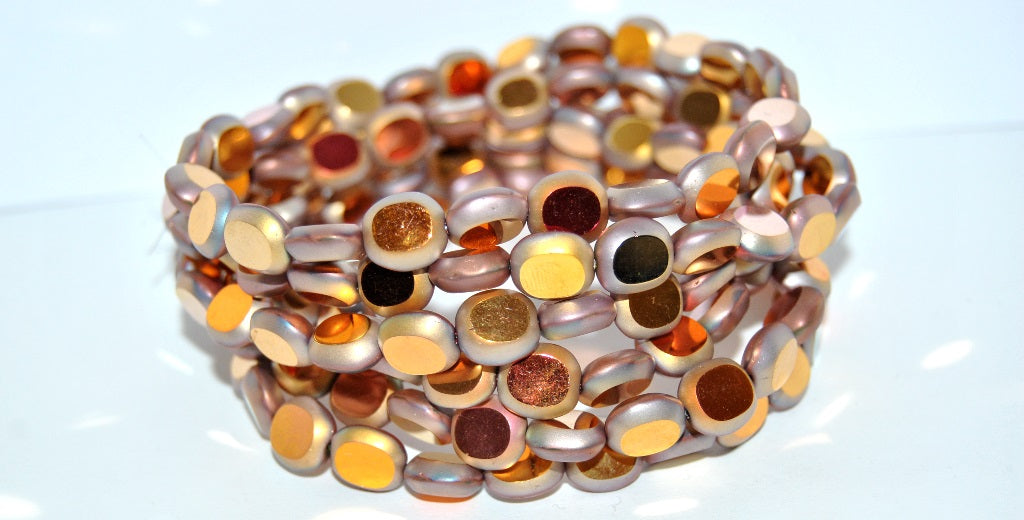 Table Cut Round Candy Beads, Crystal 27101 2Xside (30 27101 2Xside), Glass, Czech Republic