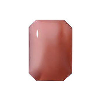 Octagon Cabochons Pointed Back Crystal Glass Stone, Pink 19 Pearl Colours (07409), Czech Republic