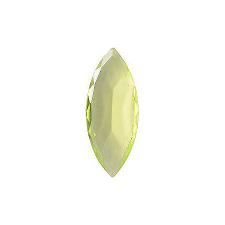 Navette Faceted Pointed Back (Doublets) Crystal Glass Stone, Yellow 2 Transparent (80130), Czech Republic