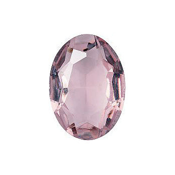 Oval Faceted Pointed Back (Doublets) Crystal Glass Stone, Violet 16 Transparent (200000), Czech Republic