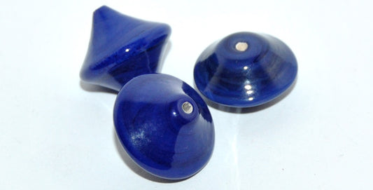 Disk Lampwork Glass Handmade Beads, (C), Glass, Czech Republic