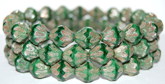 Lantern Bicone Faceted Glass Beads, (56100 43400), Glass, Czech Republic