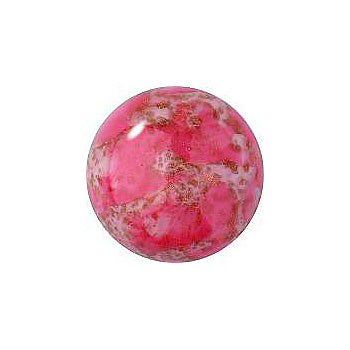 Round Cabochons Flat Back Crystal Glass Stone, Pink 12 Specials (01548), Czech Republic