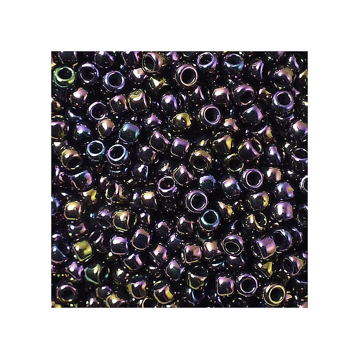 Rocailles TOHO seed beads Metallic Iris Purple (#85) Glass Japan