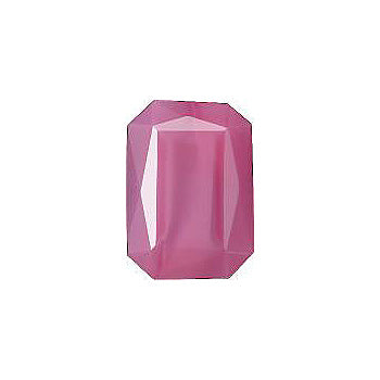 Octagon Faceted Pointed Back (Doublets) Crystal Glass Stone, Pink 22 Pearl Colours (07400), Czech Republic