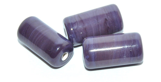 Czech Glass Hand Made Roller Tube Lampwork Beads, (A), Glass, Czech Republic