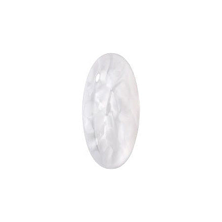 Oval Cabochons Flat Back Crystal Glass Stone, White 11 Pearl Colours (04030-Br-04030-0003), Czech Republic