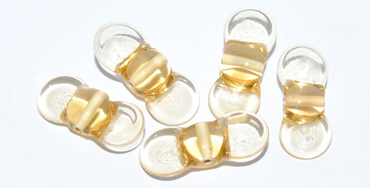 Bow Lampwork Glass Handmade Beads, (E), Glass, Czech Republic