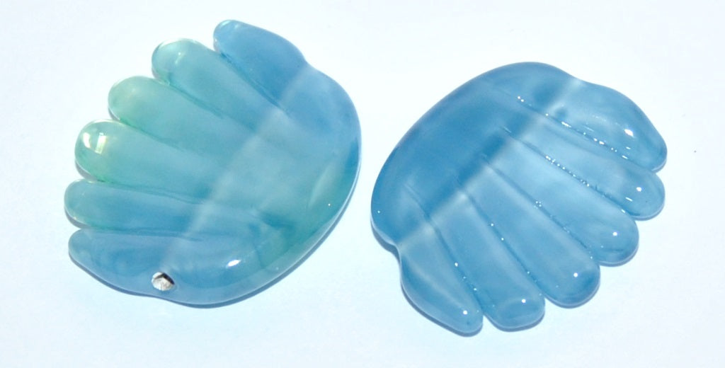 Czech Glass Hand Made Wings Lampwork Beads, (G), Glass, Czech Republic