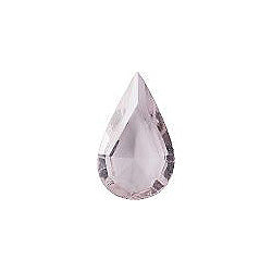 Pear Faceted Pointed Back (Doublets) Crystal Glass Stone, Pink 2 Transparent (200000), Czech Republic