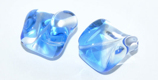 Leaf Lampwork Glass Handmade Beads, (E), Glass, Czech Republic
