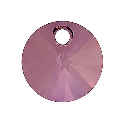 SWAROVSKI ELEMENTS pendant XILION 6428 crystal stone with hole Crystal Lilac Shadow Glass Austria