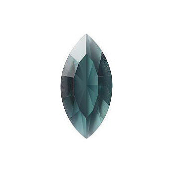 Navette Faceted Pointed Back (Doublets) Crystal Glass Stone, Blue 13 Transparent (30330-L), Czech Republic