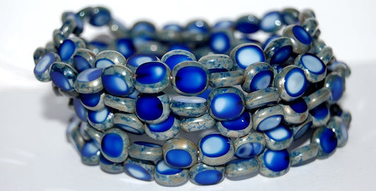 Table Cut Round Candy Beads, (37005 43400), Glass, Czech Republic