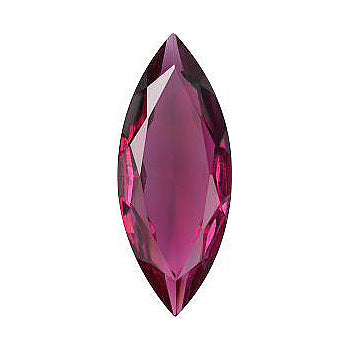 Navette Faceted Pointed Back (Doublets) Crystal Glass Stone, Violet 12 Transparent (70300-L), Czech Republic