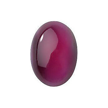 Oval Cabochons Flat Back Crystal Glass Stone, Red 9 Milky Colours (44010-70350-K), Czech Republic