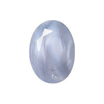Oval Faceted Pointed Back (Doublets) Crystal Glass Stone, Violet 21 Pearl Colours (05050-00030), Czech Republic