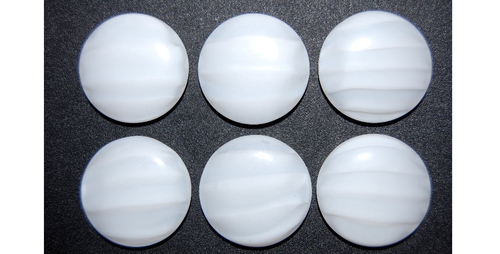 Cabochon Round Flat Back, (), Glass, Czech Republic