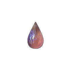 Pear Cabochons Flat Back Crystal Glass Stone, Violet 20 Mexico Opals (Mex-20), Czech Republic