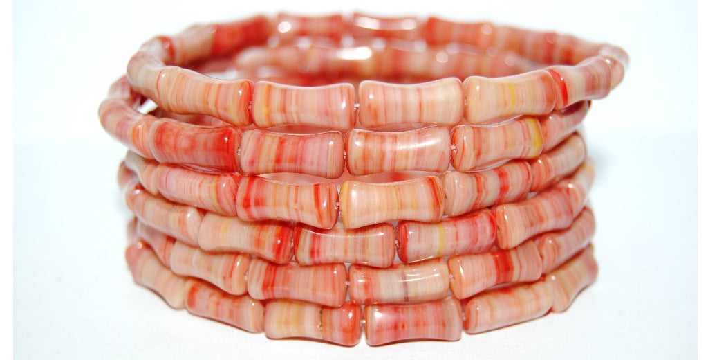 Shaped Pressed Glass Beads, 9501014010 (9501014010), Glass, Czech Republic