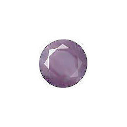 Round Faceted Pointed Back (Doublets) Crystal Glass Stone, Violet 19 Pearl Colours (02400), Czech Republic