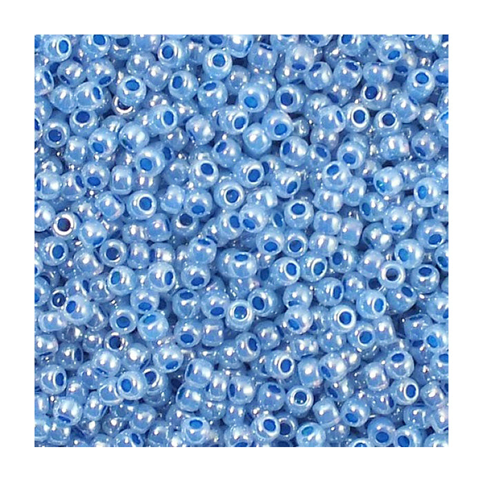 Rocailles TOHO seed beads Ceylon Denim Blue Glass Japan