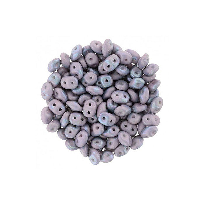 Matubo Superduo 2-hole czech pressed glass beads Matte Opaque Nebula Glass Czech Republic