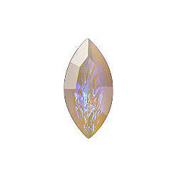Navette Faceted Pointed Back (Doublets) Crystal Glass Stone, Violet 11 Mexico Opals (16215), Czech Republic