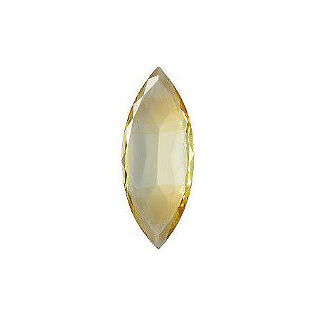 Navette Faceted Pointed Back (Doublets) Crystal Glass Stone, Yellow 8 Multicolours (Bi-11401), Czech Republic