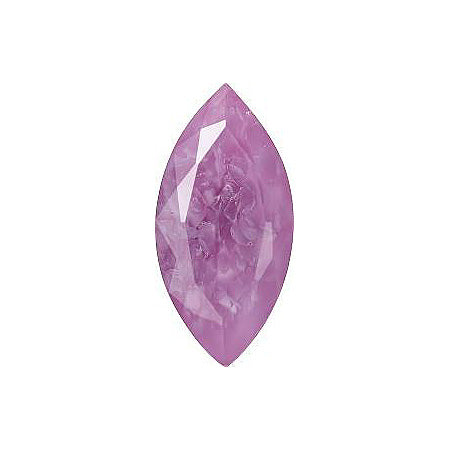 Navette Faceted Pointed Back (Doublets) Crystal Glass Stone, Pink 25 Specials (01553), Czech Republic
