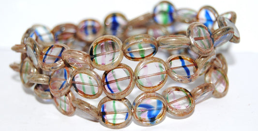 Table Cut Round Beads Eskooko, (8006 43400), Glass, Czech Republic
