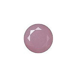 Round Faceted Flat Back Crystal Glass Stone, Pink 19 Opaque With Velvet (71012-A-Vb), Czech Republic