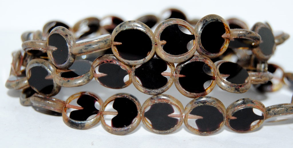 Table Cut Round Beads Eskooko, (26998 43400), Glass, Czech Republic