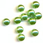 Imitation pearl glass beads round Light Green Glass Czech Republic