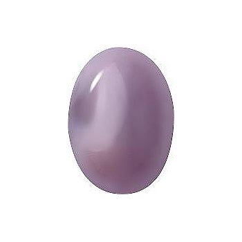 Oval Cabochons Flat Back Crystal Glass Stone, Violet 5 Pearl Colours (02400), Czech Republic