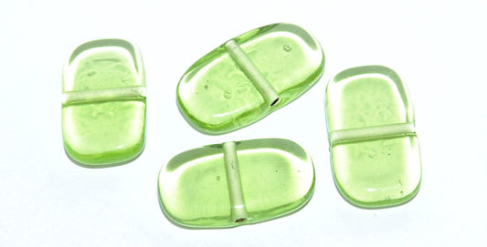 Rectangle Bow Lampwork Glass Handmade Beads, (A), Glass, Czech Republic