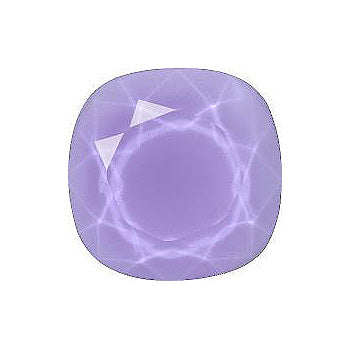 Rounded Square Faceted Pointed Back (Doublets) Crystal Glass Stone, Violet 2 Colours 69 (69149), Czech Republic