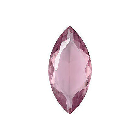 Navette Faceted Pointed Back (Doublets) Crystal Glass Stone, Violet 18 Transparent (20010), Czech Republic