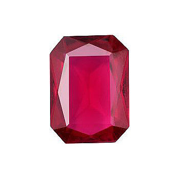 Octagon Faceted Pointed Back (Doublets) Crystal Glass Stone, Pink 18 Transparent (70350-K), Czech Republic