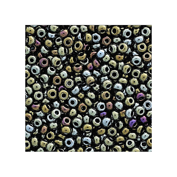 Rocailles PRECIOSA seed beads Mix Metallic Colors Glass Czech Republic