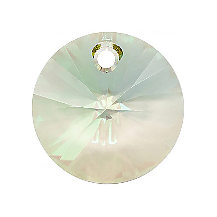 SWAROVSKI ELEMENTS pendant XILION 6428 crystal stone with hole Crystal Green Lumens Glass Austria