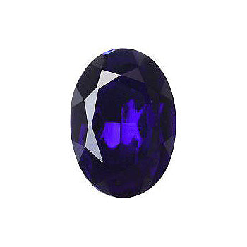 Oval Faceted Pointed Back (Doublets) Crystal Glass Stone, Blue 5 Transparent With Chrome (30090-Chr), Czech Republic