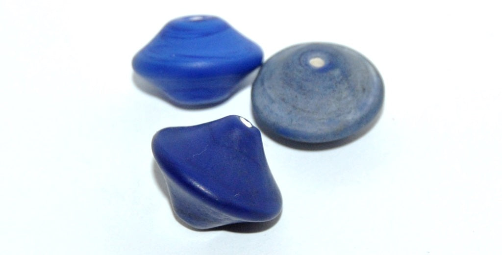 Disk Lampwork Glass Handmade Beads, (B), Glass, Czech Republic