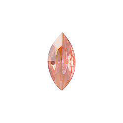 Navette Faceted Pointed Back (Doublets) Crystal Glass Stone, Pink 18 Transparent With Ab (70120-L-Abb), Czech Republic